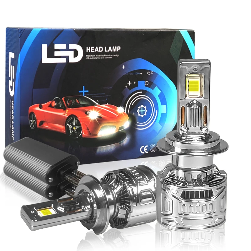 Factory New Design High Power 200w 40000lm Car Led Headlight H7 H11 H4 Car Led Headlight Bulb h4 light bulb