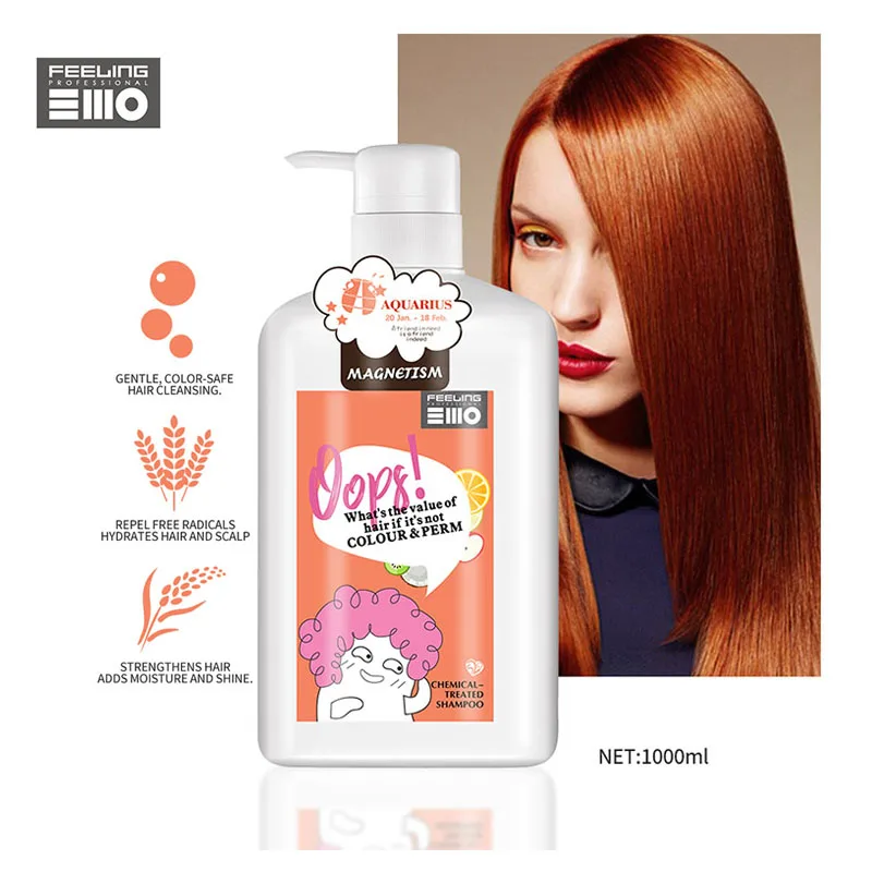 FEELING  EMO UV Filters Antioxidant Complex Color Safe Chemical-Treated Shampoo 1000ML