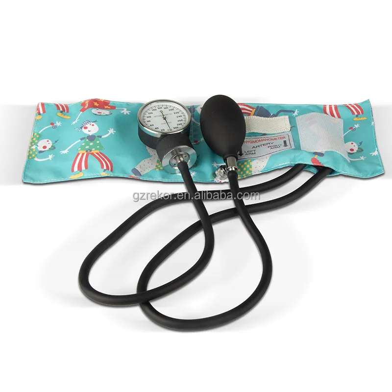 Best price pediatric bp machine cuff sneroid sphygmomanometer blood pressure monitor kids children bpm meter manual