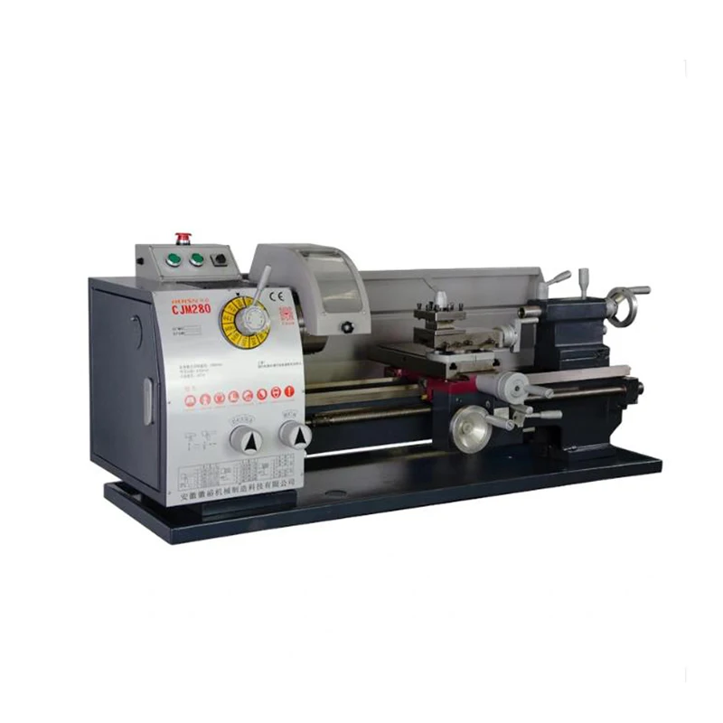 HUISN WM210V Metal Manual Lathe Machine Mini Turning Machine Bench Lathe