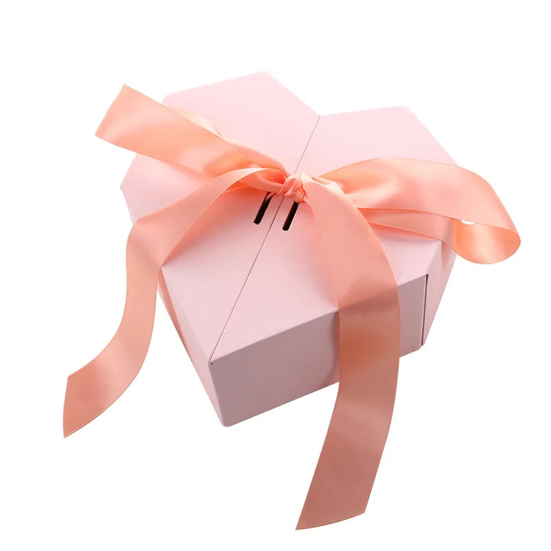 New arrival heart shape Candy Box Wedding Favors Party Supplies paper thanks Gift Box Party Decoration
