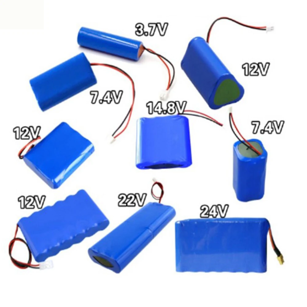 Индивидуальный 18650 3 7 в 4 12 В пластиковый литий-ионный аккумулятор класса А батарейный блок Ач 5 6 цилиндрическая литий-ионная батарея