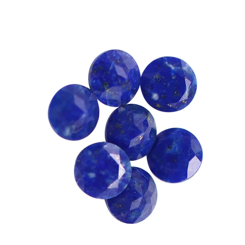 100% Pure Natural round Shape 4mm faced wholesale gemstone crystal jewelry blue Moissanite Stone Price  For Ring