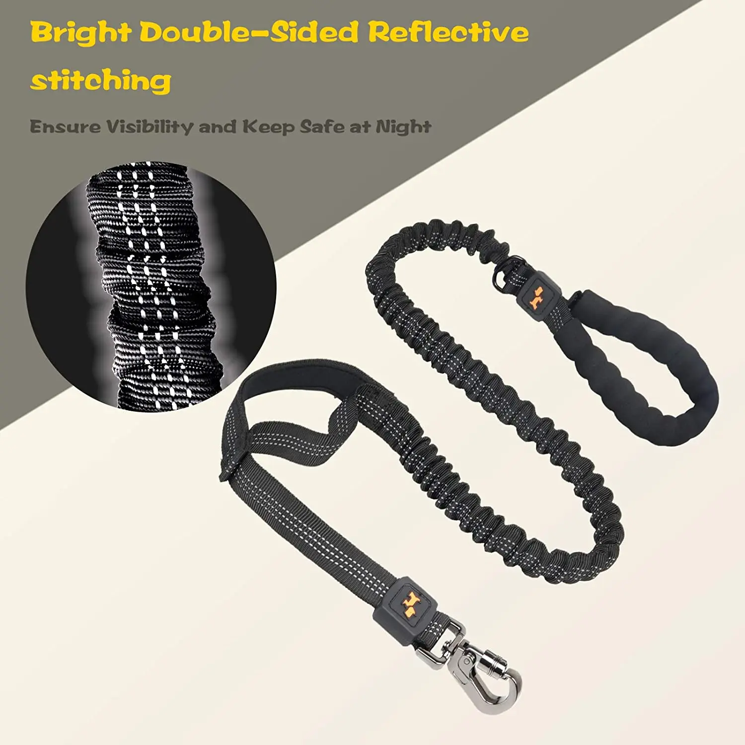 web band High Quality Folded Wrinkled Buffering Nylon Polyester Elastic Bungee Webbing for Dog Leash and Safety Products