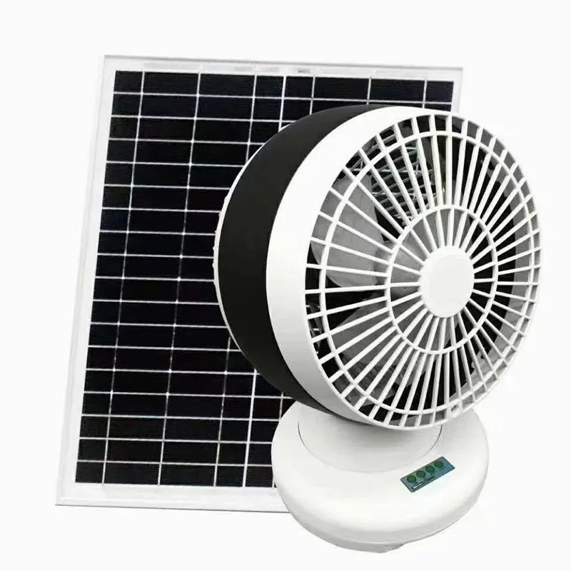 Cheap price pureview electric portable solar panel powered table mini fan