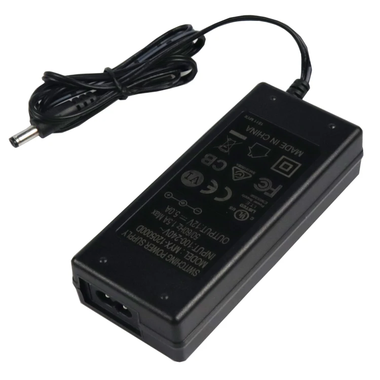  Оптовая продажа с завода адаптер питания для ЖК-дисплея AC DC 60w 12v