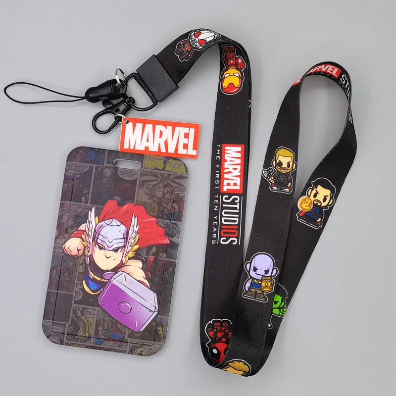 Wholesale Anime Character Son Goku Vegeta Luffy Roronoa Zoro Uchiha Sasuke Hatake Kakashi Students ID Card Holder with Lanyards