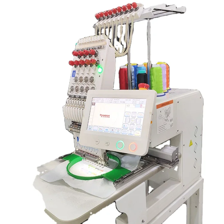 Domestic china Wonyo brand Embroidery machine Industrial Application Single Head Embroidery Machine Computer Key Motor