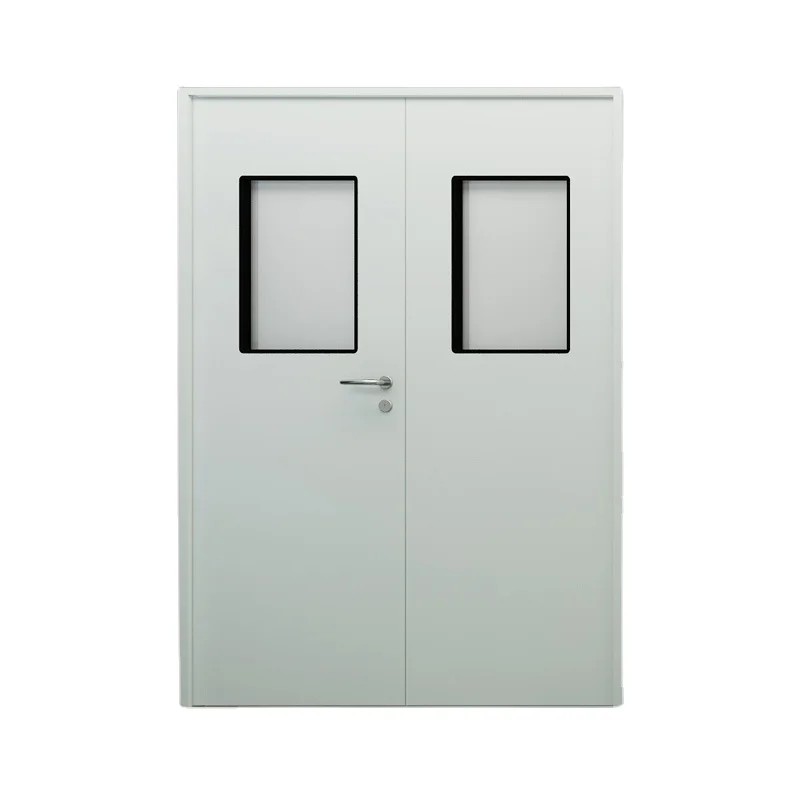 Gmp Modular Clean Room Steel Door Industrial Food Cleanroom Factory Push Door Hospital Lab Cleanroom Door