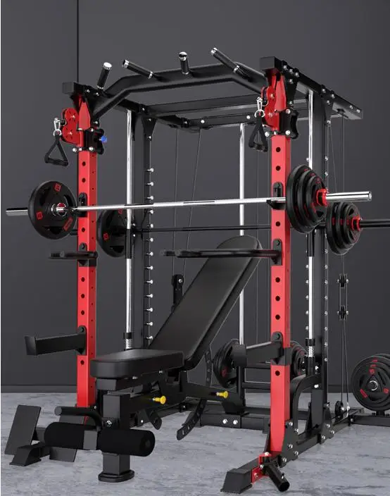 Commercial gym equipment Smith machine comprehensive trainer multi-function fitness equipment squat rack home