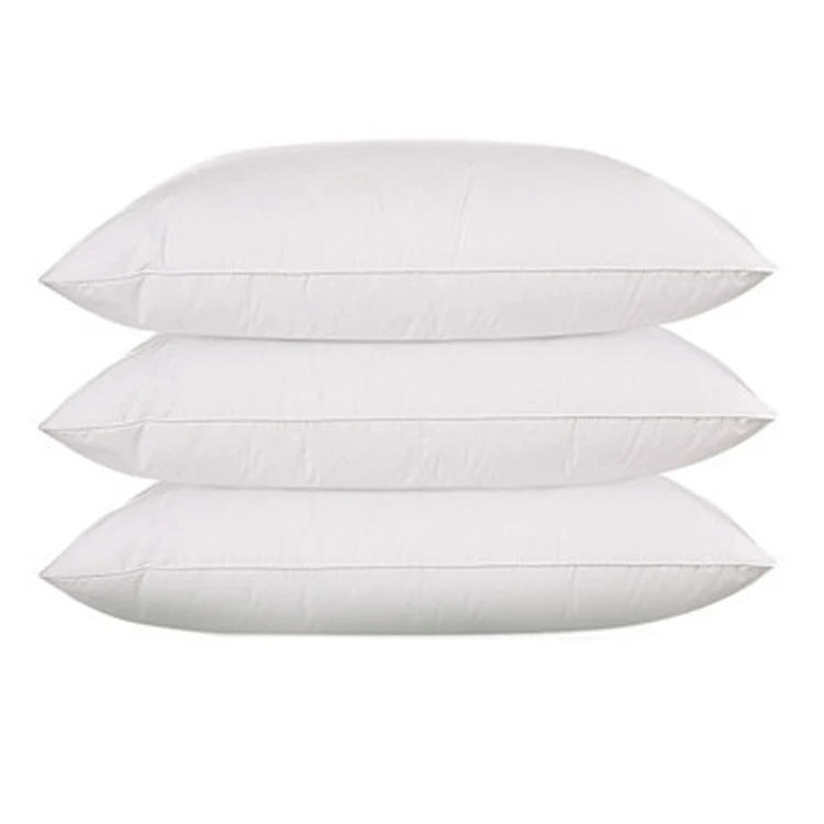 Hilton Luxury Hotel Pillows Cotton Weave Printing Filling Material Down Goose Pillow case