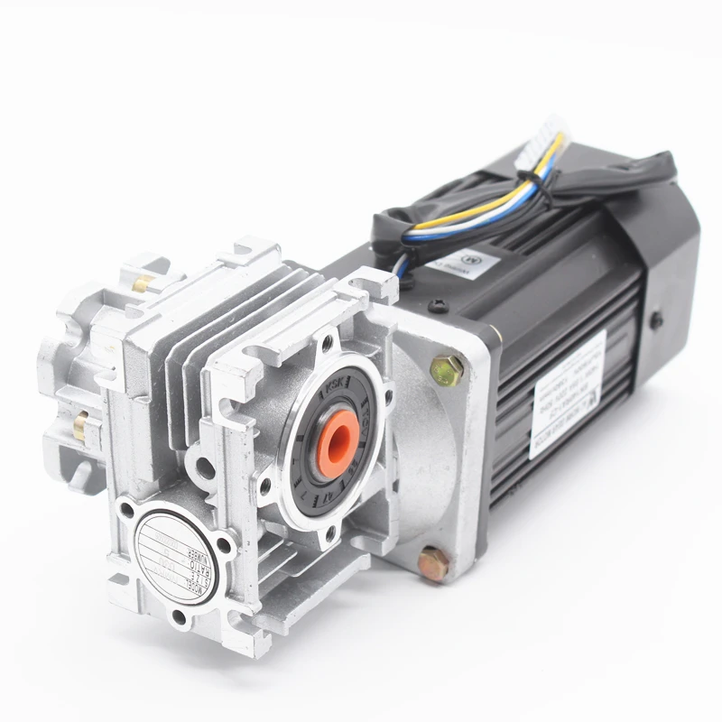 new desgin three phase 120w 140w 250w AC WORM GEAR MOTOR with NMRV series gearbox for garage door