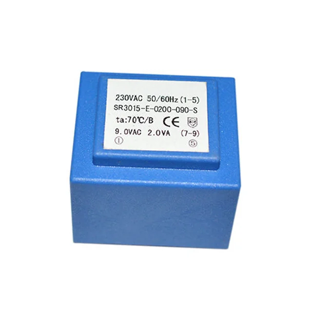  50-60 Гц 3.5ва-4.0ва PCB Инкапсулированный трансформатор 230 в 12 В 18 19