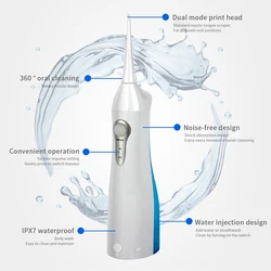 Teeth Water Flosser ,Water Pick Flosser Dental Toothbrush Teeth Cleaner,Walter Jet Portable Cordless Oral Irrigator