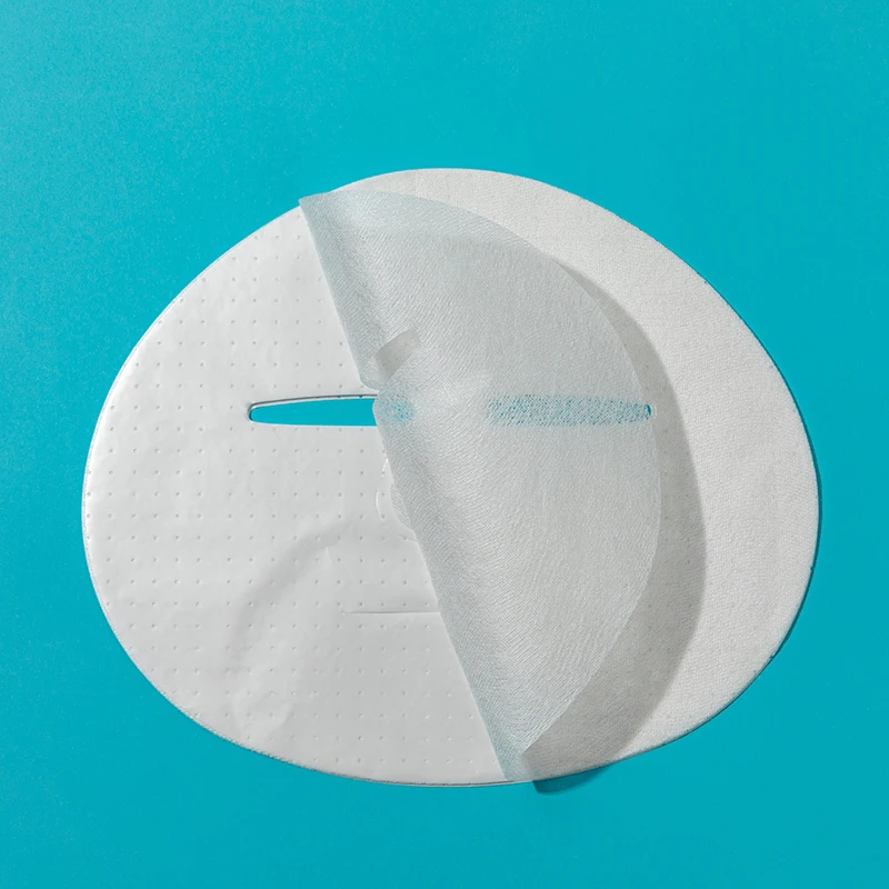 Wholesale Manufacturer  cosmetic korean sheet mask viscose 100% natural silk facial mask sheet facial mask