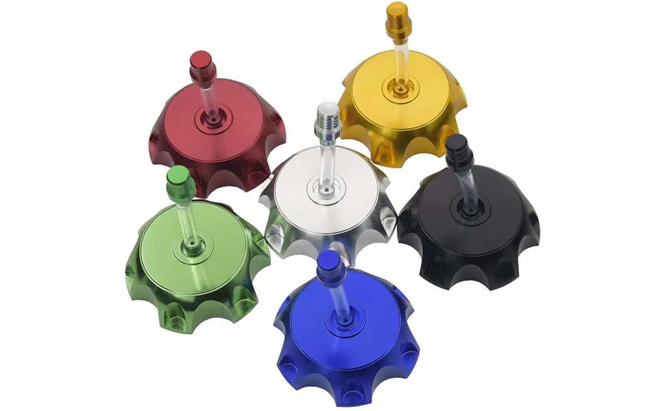 CNC Aluminum Gas Fuel Tank Cap with Breather Valve For SSR 125 Taotao