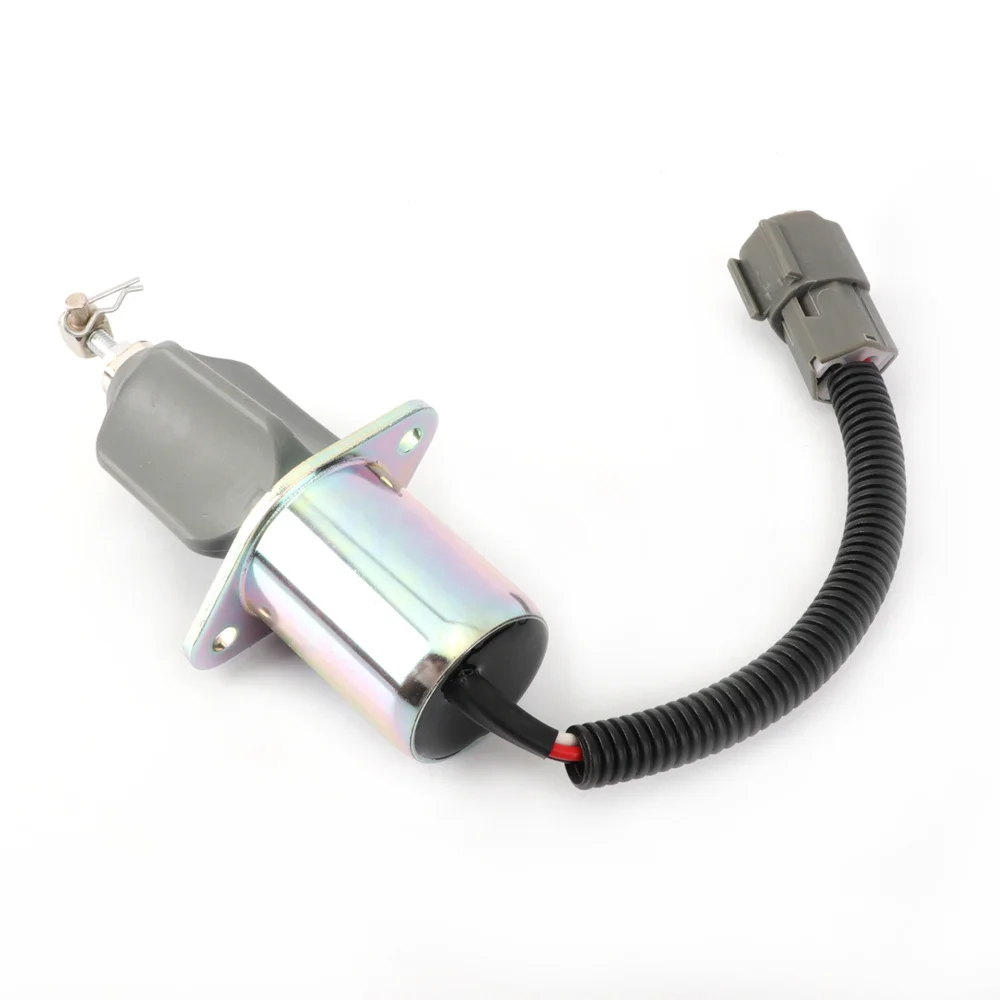 XIANGRUI Factory New 24V Fuel Shut Off Solenoid Valve Stop Solenoid Valve fit for Yanmar 1751ES-24A3UC12B1S XR-3041