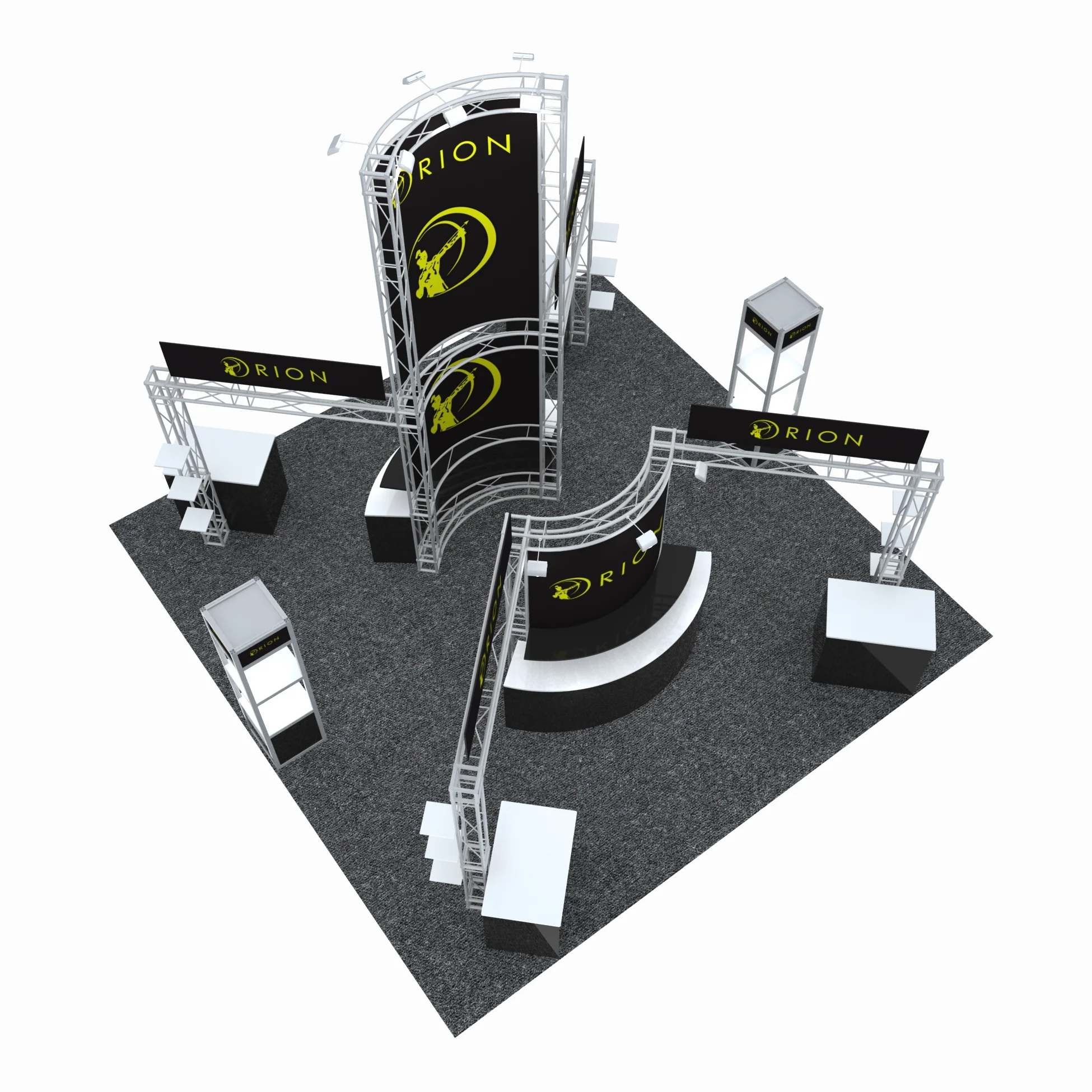 Aluminum truss stand exhibition material stand fair trade show booth