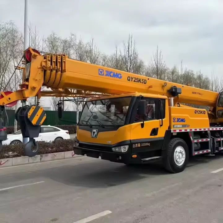Good Performance QY25K5D 25Ton Truck Crane 6 Wheels Mobile Lifting Construction Equipment with Spare Parts