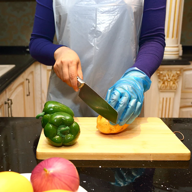 Biodegradable compostable apron, disposable medical plastic apron