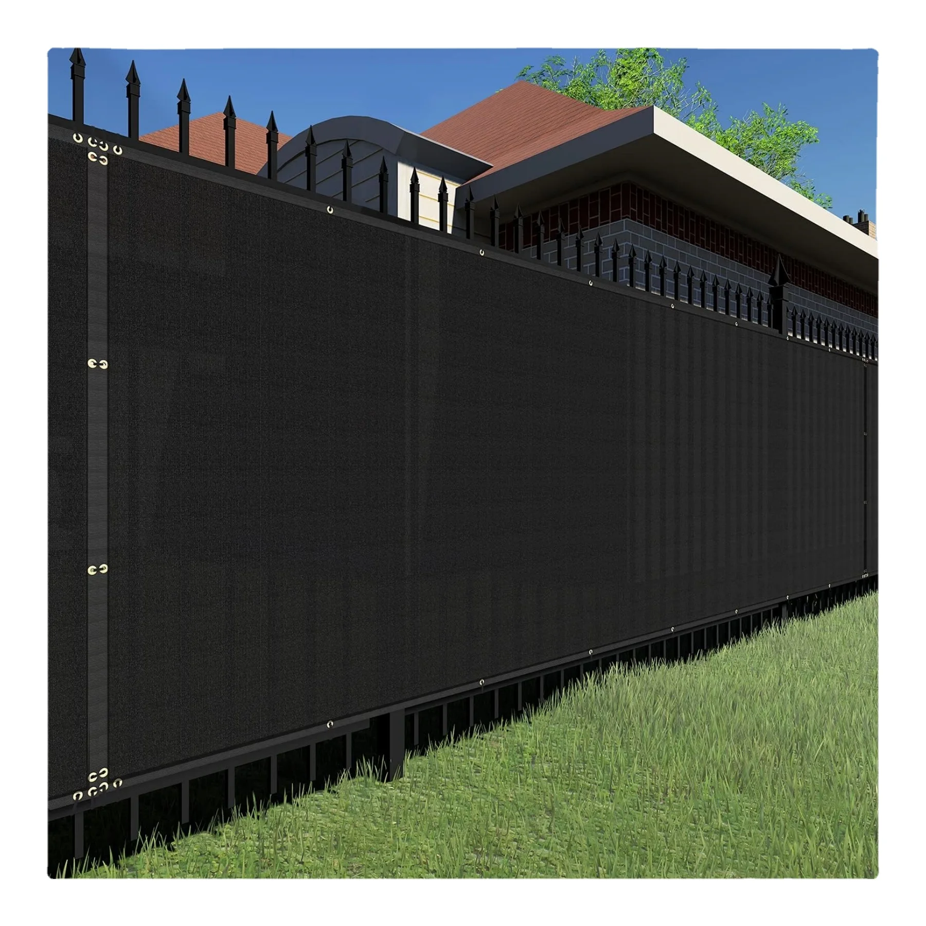 6ftx50ft 160GSM green Privacy Fence Screen for outdoor