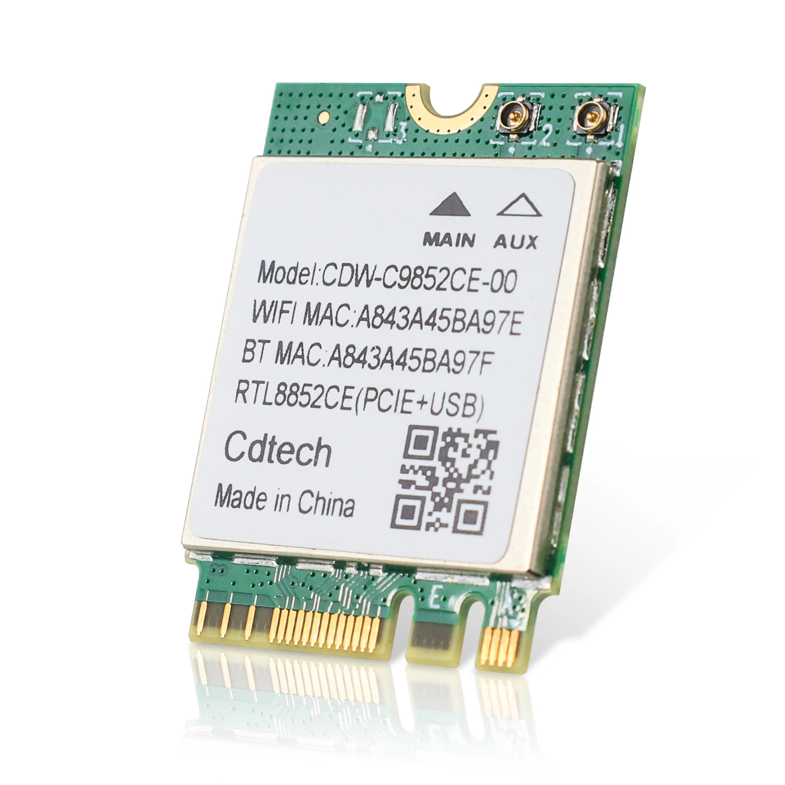 EDUP EP-RTL8852CE 2402Mbps WiFi 11ax BT5.3 Module High Performance PCI Express Network Card