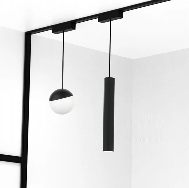 Home Decoration Indoor Lighting Fixture Pendant Lamp 9W Led Track Light Ra90 48V Magnetic Grille Track Light