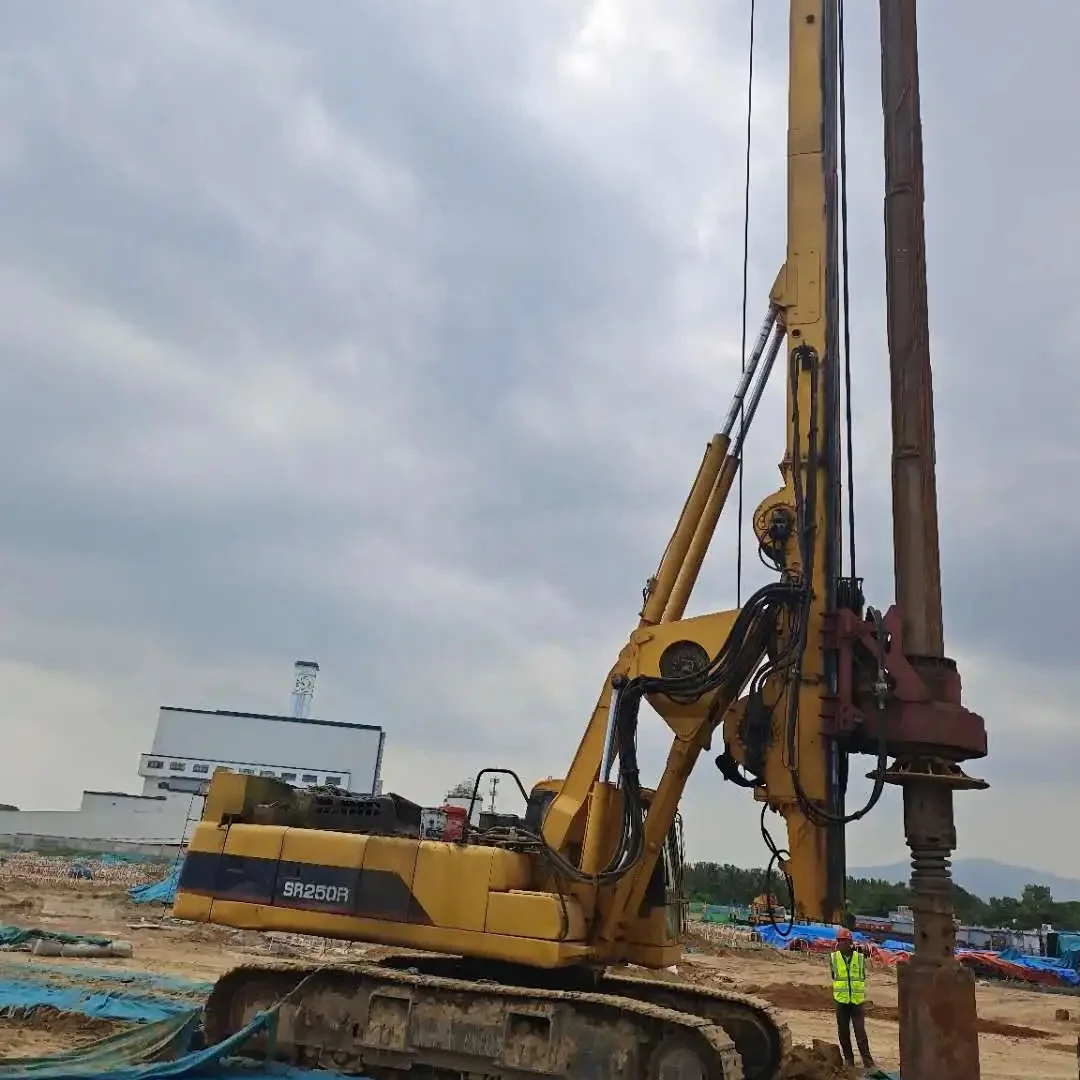 Used SR205C Rotary Drilling Rig Components Electric Rope Boring Machine Good Condition Core Usage 100m Max Drilling Engine Motor