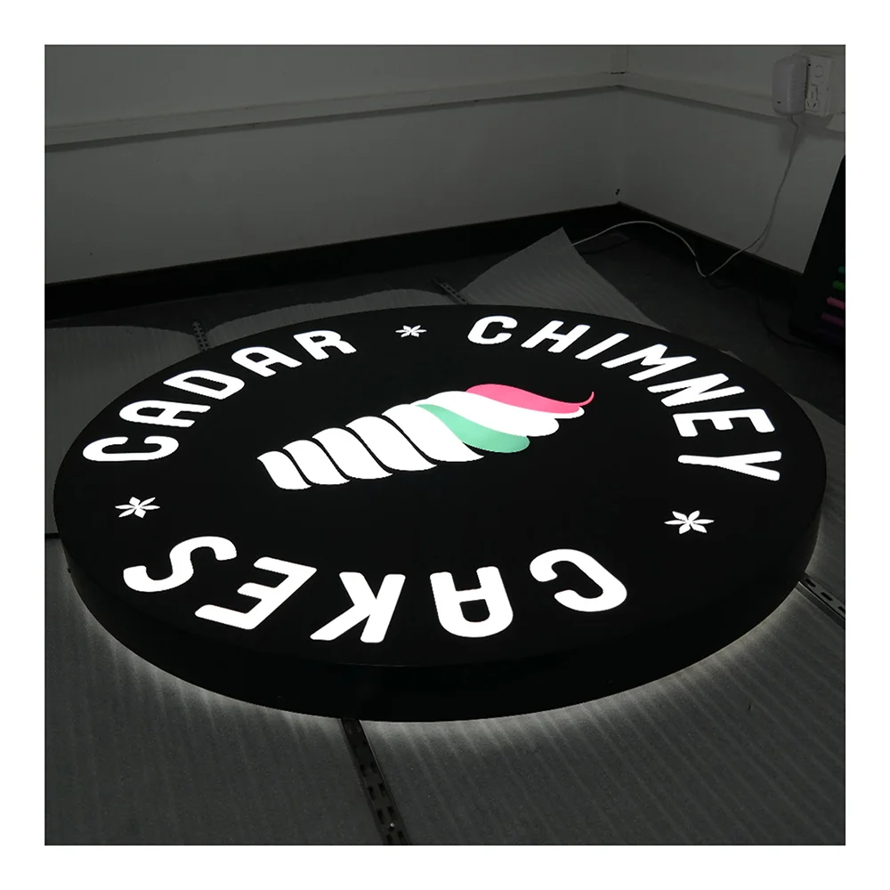 3d printing advertising word Led Advertising Poster Display Lightbox led light