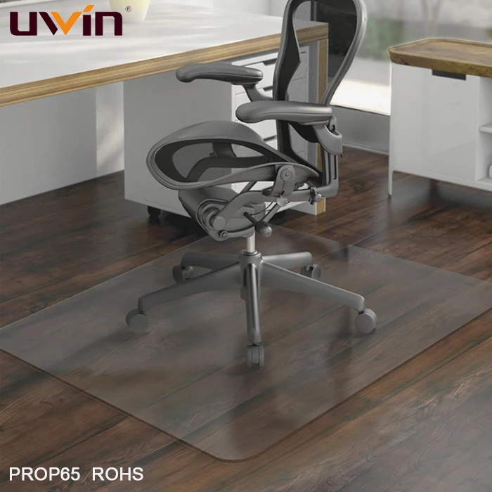 
2021 good quality home mat wrinkle resistance PVC clear chair mat 