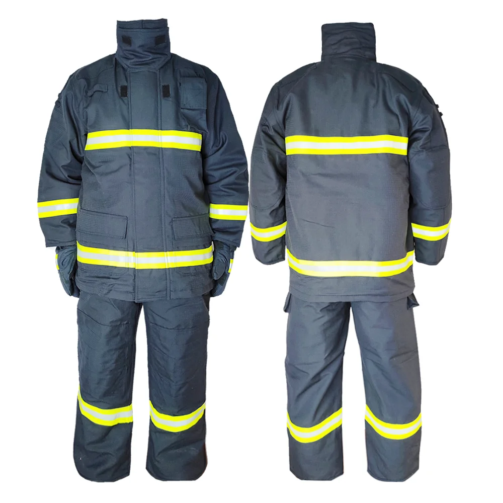 EN469 4 Layers Fire Suit Factory Direct Wholesale Supply Customized Fire Fighting Fireman Uniforms Firefighter Suits