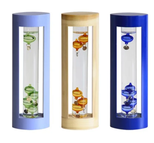 Weather Forecast Predictor Glass Galileo Thermometer