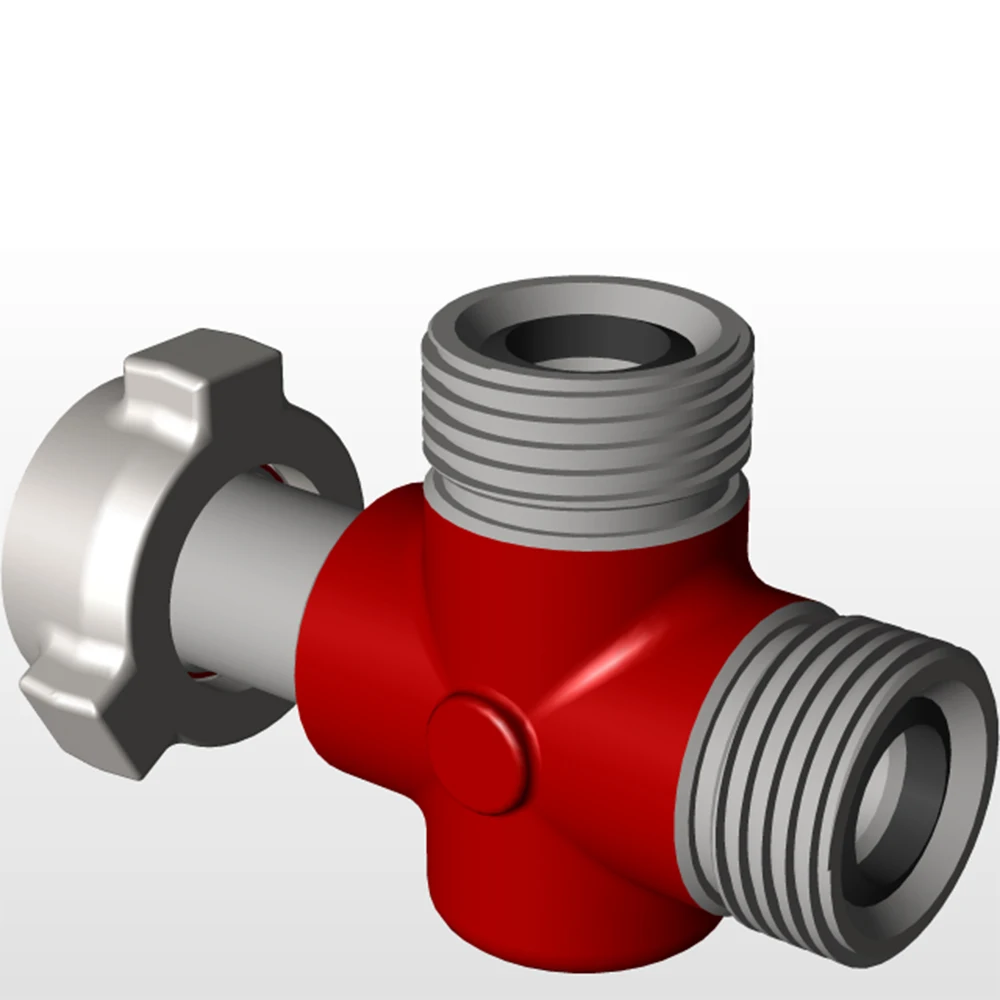 API 6A forged high pressure pipe fittings elbow/tee/union 1502