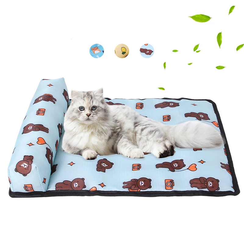 Summer Pet Cooling Mat Dog Ice Mat Pet Cooler Mat Sleeping Dog Cooling Ice Pad