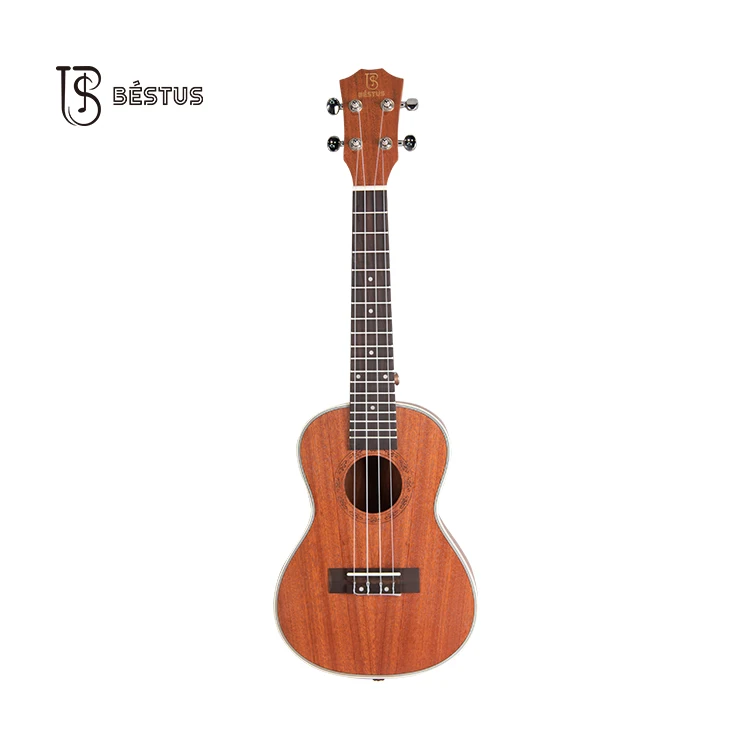 Hot Sale Factory Sapele Ukelele With Rosewood Fingerboard For Performance 24 inch concert Wood Ukulele