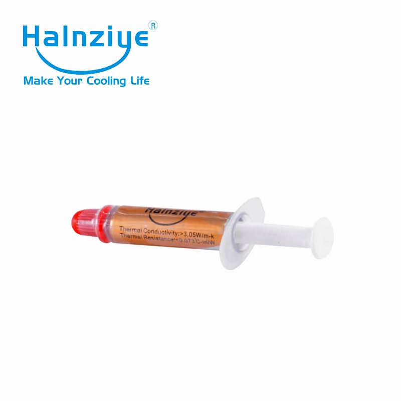 
HY610 Gold thermal silicone short syringes based grease compound paste  (1696116662)