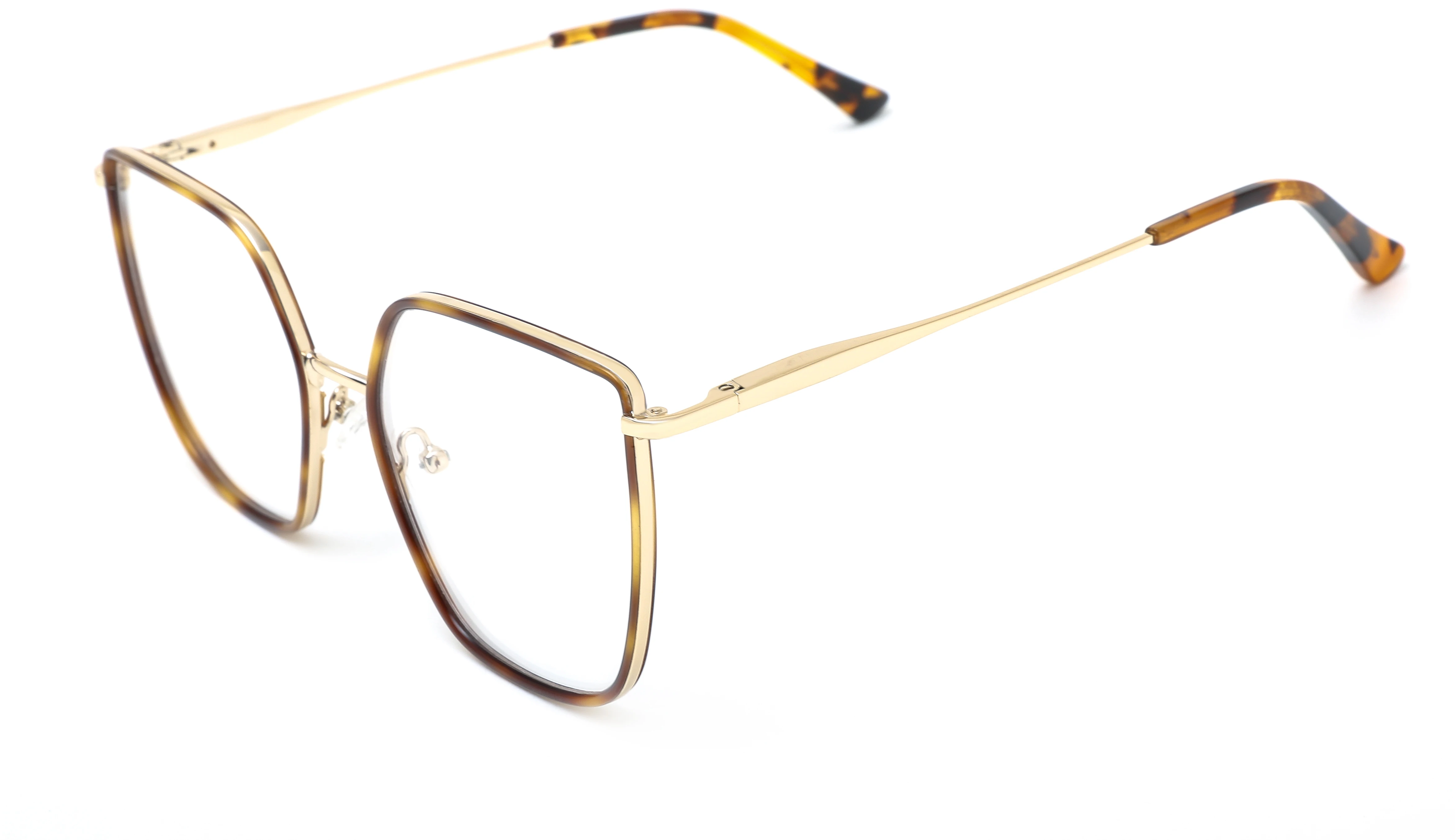 2022 Men Women Hot Sale Irregular Frame Glasses Fashion Metal Optical Frame Eyeglasses