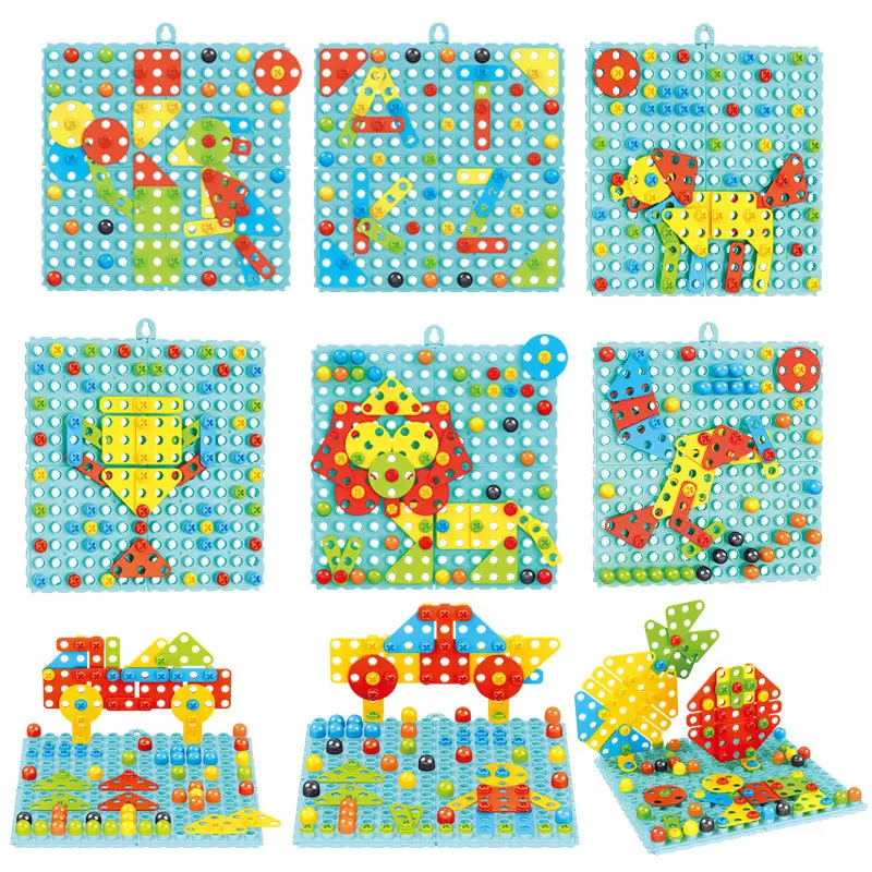 Kids 6 in 1 Intellect Logic Puzzle Game Wall Hanging Educational toys Interactive Improve Concentration Puzzle Games Toys