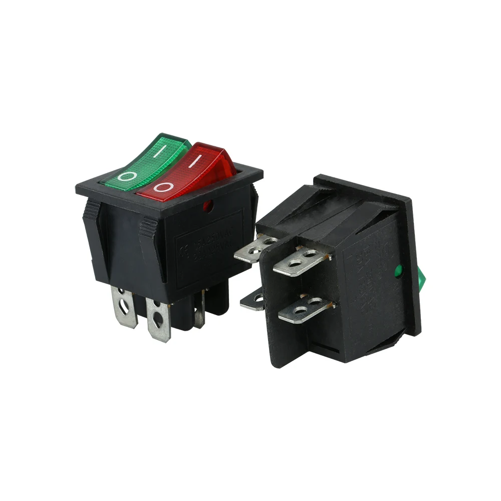 double pole rocker switches up to 16a 250v