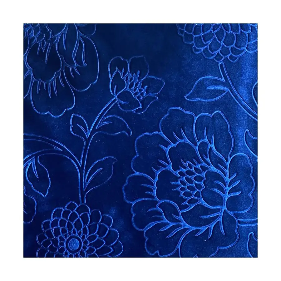 Luxury Waterproof Sofa Fabric Velvet Soft Solid 3D Embossed Velvet Fabric for curtain Upholstery Hometextile