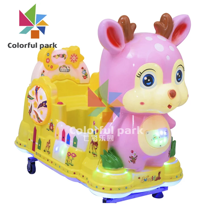 Colorful Park arcade games machines coin operated kiddie rides kiddie ride