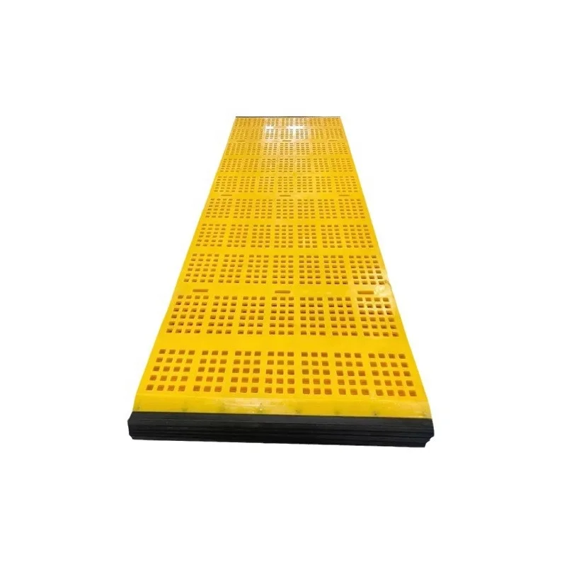 XG 2024 polyurethane dewatering mesh screen panel polyurethane mining vibrating screen mesh Tensloned polyurethane screen mesh