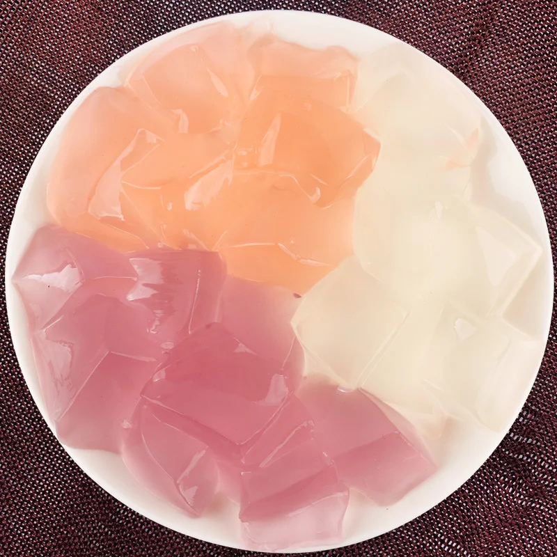 Factory wholesale milk tea raw materials a variety of fruit flavored pudding, peach, strawberry, grape, orange flavor jelly