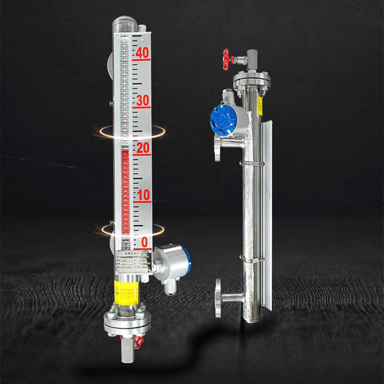 Magnetic liquid level gauge tank depth sensor transmitter level Gauge