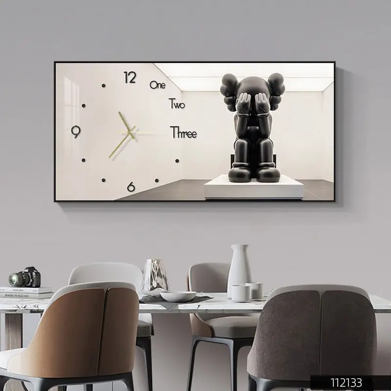 Modern Minimalist Living Room Wall Clock Slightly Luxury Decoration With Quartz Motivity And Resin Body Trending Pocket Watch