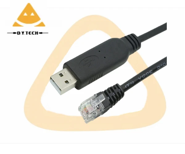 DYTECH Telescope Control Cable FTDI chip USB to RJ10 4P4C RJ11 6P4C Serial Console Cable
