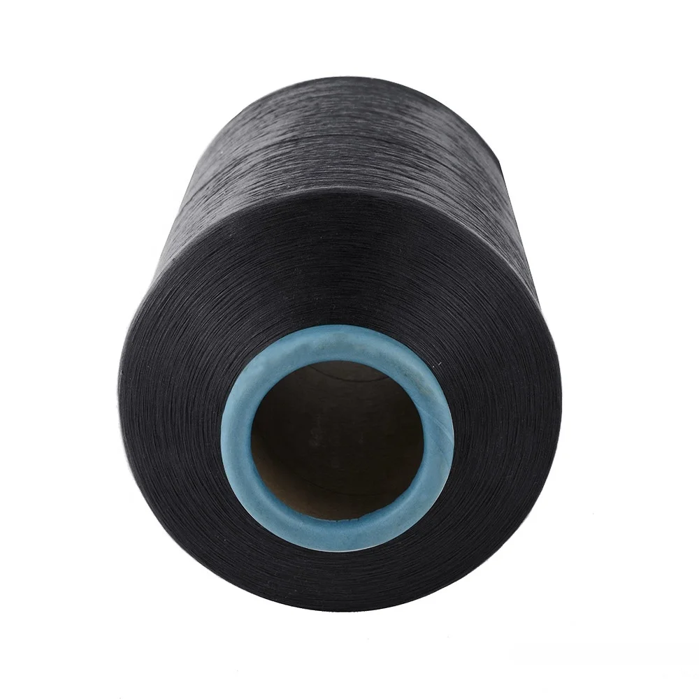 High quality eco-friendly bright polyester industrial yarn for knitted fabric