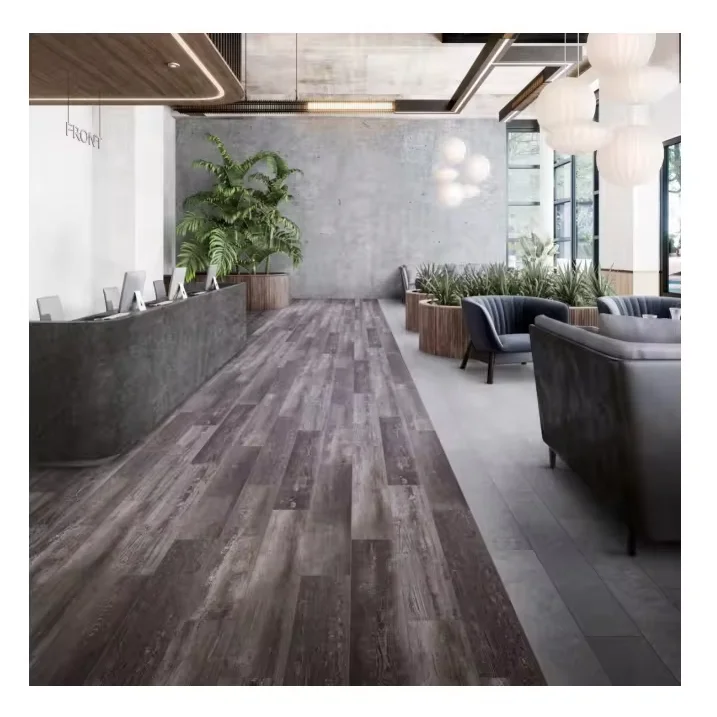 152.4*914.4mm or customize anti-slip luxury vinyl plank flooring tile for interior 0.2-0.3mm wear layer