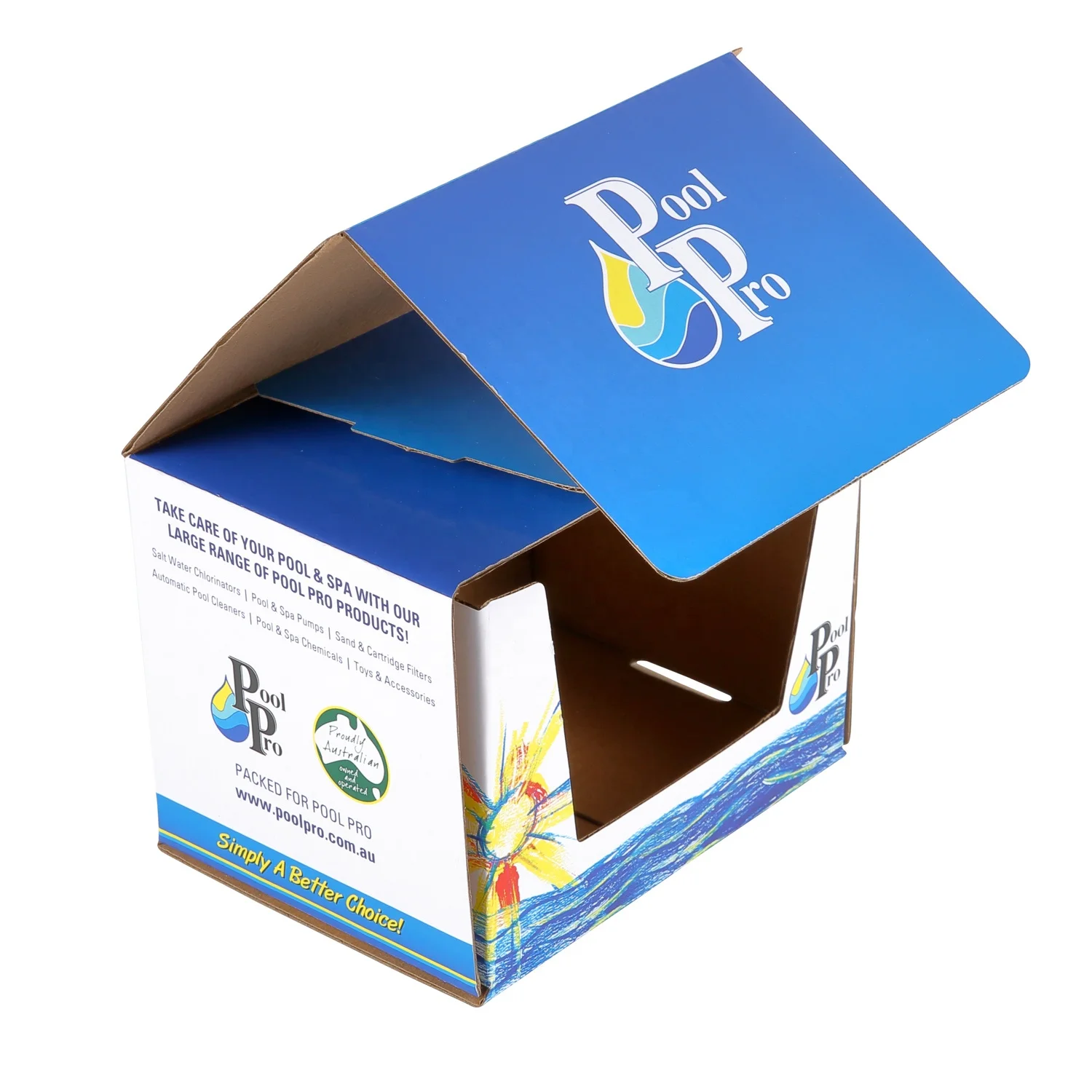 Custom Logo Private Brand Product Display Box Recyclable Cardboard Package High Quality Display Box for Retail Store