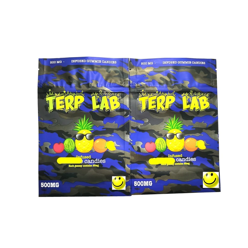 Custom Printed Matte Finish  Plastic Package Bags with Zipper Laminated Roasted Zipper Packaging Pouch Bag